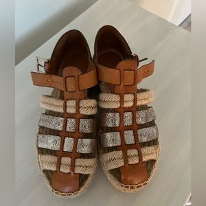 Tory Burch Fisherman Espadrille Platform Sandal